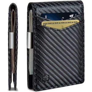 Men's Wallets slim Front Pocket RFID Blocking Card Holder Minimalist